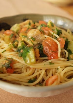 冷たい和風パスタ-レシピのメイン写真