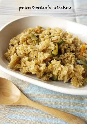 ガーリック醤油の夏野菜炒飯-レシピのメイン写真