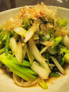かぶの皮と葉っぱのしょうゆ炒め-レシピのメイン写真