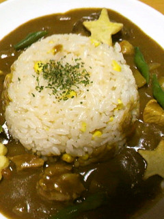 七夕デコカレー☆コーン入りゴハン-レシピのメイン写真