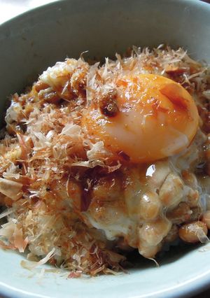 簡単☆焼き納豆丼〜マンネリな朝食に〜-レシピのメイン写真