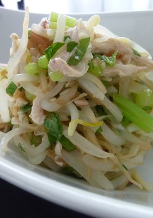 もやしと薬味の梅肉塩麹和え-レシピのメイン写真