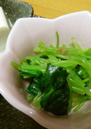 簡単♪三つ葉のおひたし-レシピのメイン写真