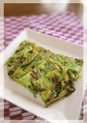 きゅうりと昆布佃煮で混ぜ混ぜお焼き～◎彡-レシピのメイン写真