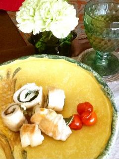 ささみで♪大葉チーズ&梅ロール-レシピのメイン写真