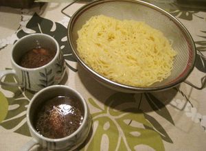 夏はこれ！鴨肉の焼きネギつけたれ中華麺-レシピのメイン写真