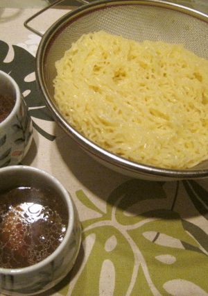 夏はこれ！鴨肉の焼きネギつけたれ中華麺-レシピのメイン写真
