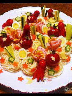 七夕そうめん-レシピのメイン写真