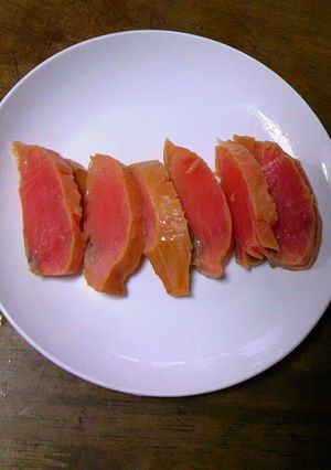 楽楽手作りスモークサーモン-レシピのメイン写真