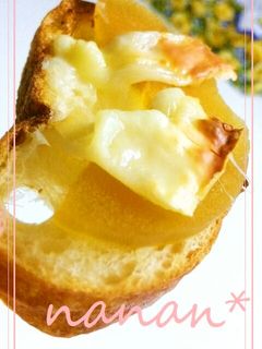 *奈良漬けチーズのっけトースト*-レシピのメイン写真