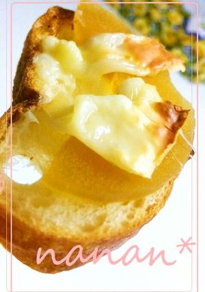 ＊奈良漬けチーズのっけトースト＊-レシピのメイン写真