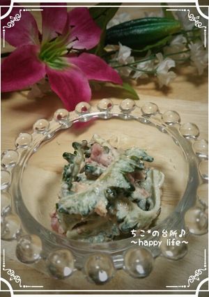 ゴーヤとおかかの梅マヨサラダ♪-レシピのメイン写真