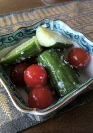 きゅうりとミニトマトの塩麹漬け-レシピのメイン写真