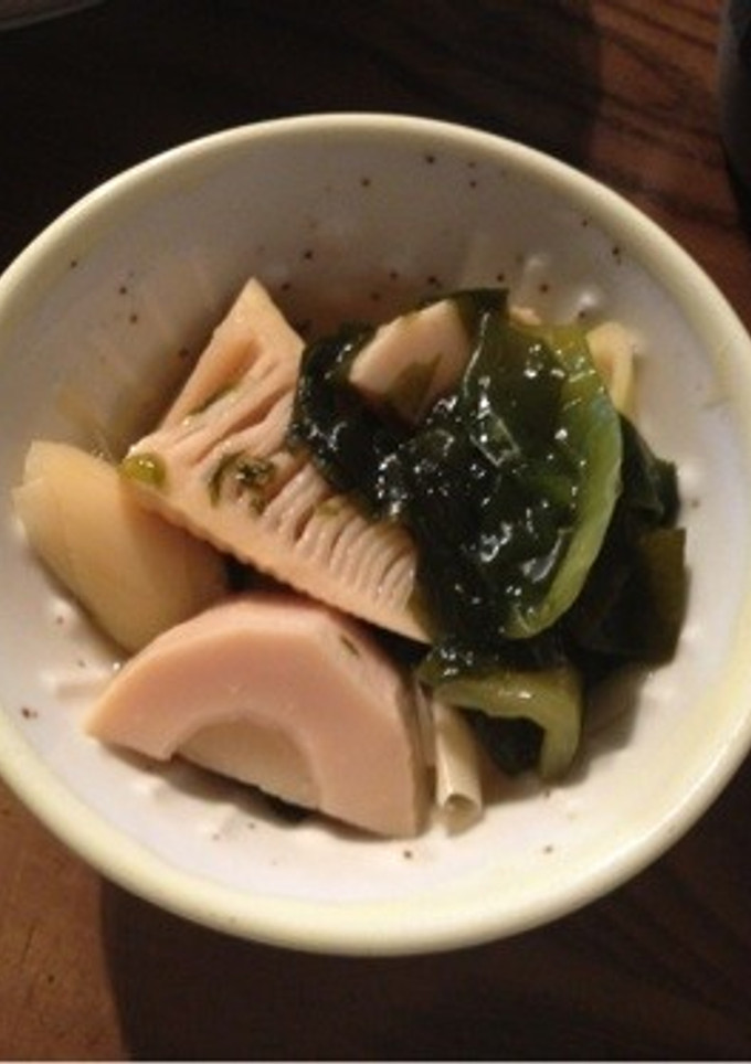 タケノコとワカメの煮物-レシピのメイン写真