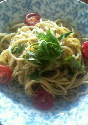 大葉と胡麻で!和風ジェノベーゼパスタ-レシピのメイン写真