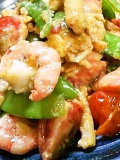 えびと卵の中華野菜炒め-レシピのメイン写真