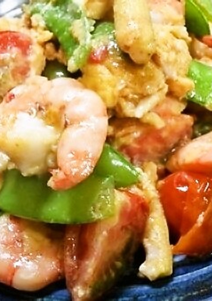 えびと卵の中華野菜炒め-レシピのメイン写真