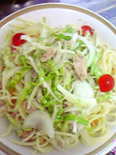 ツナオニオンの冷製パスタ♪-レシピのメイン写真