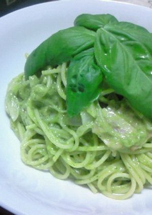 お店の味③香り豊かなジェノベーゼパスタ☆-レシピのメイン写真
