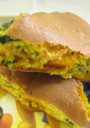簡単！冷凍野菜で作るパンケーキ-レシピのメイン写真