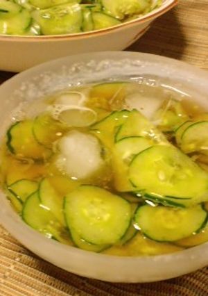 きゅうりの冷たいピリ辛スープ-レシピのメイン写真