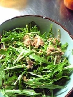 まいう~シャキシャキ水菜のサラダ☆-レシピのメイン写真