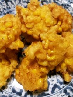 衣の残りで、コーンフライ-レシピのメイン写真