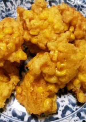 衣の残りで、コーンフライ-レシピのメイン写真