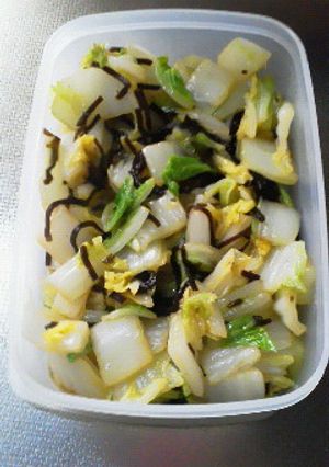 塩昆布と白菜の和え物（超簡単！）-レシピのメイン写真