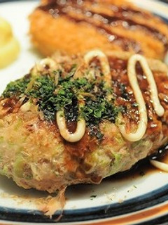 簡単キャベツバーグお好み焼き味-レシピのメイン写真
