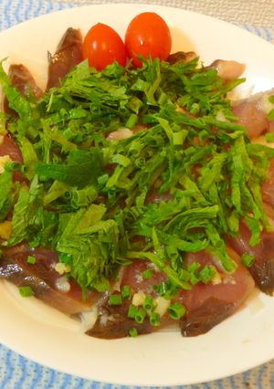 パパのかつおの刺身（Ⅲ）-レシピのメイン写真
