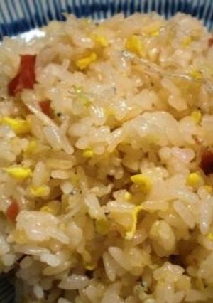 夏向き♪梅じゃこ炒飯（チャーハン）-レシピのメイン写真