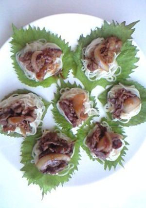 焼肉のっけ素麺-レシピのメイン写真