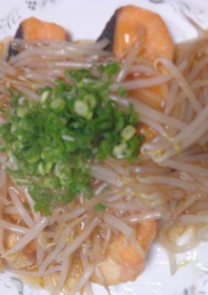 時鮭のもやしあんかけ-レシピのメイン写真