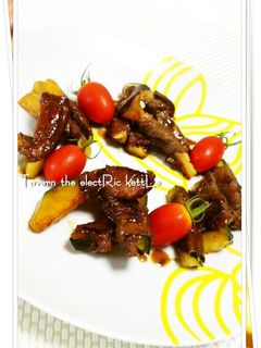 巻き肉☆クリーミー『焼肉のタレ』ソースで-レシピのメイン写真