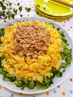 焼き肉のたれで☆スタミナちらし寿司-レシピのメイン写真