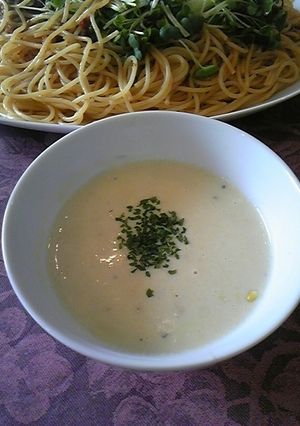 つぶつぶ生コーンスープ-レシピのメイン写真