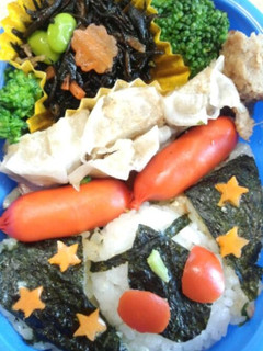 キャラ弁★仮面ライダーフォーゼおにぎり-レシピのメイン写真