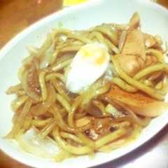 簡単！焼肉風うどん-レシピのメイン写真