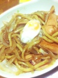 簡単!焼肉風うどん-レシピのメイン写真