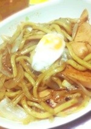 簡単！焼肉風うどん-レシピのメイン写真