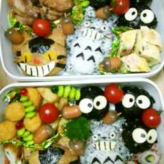 トトロキャラ弁～親子遠足弁当～-レシピのメイン写真