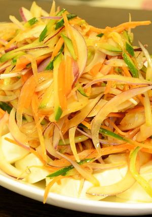 韓国風旨辛冷奴(ヤンニョン豆腐)-レシピのメイン写真