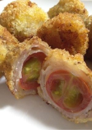 ミニトマトでコロコロカツ☆-レシピのメイン写真