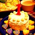 1歳おめでとう‼夏のバースデーケーキ