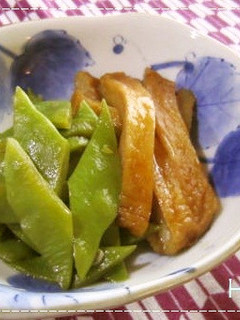 すぐできる!モロッコいんげと丸天の煮物~-レシピのメイン写真