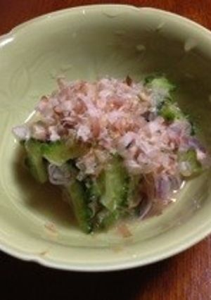 苦くないよ!ゴーヤのお浸し-レシピのメイン写真