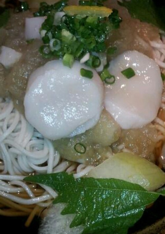 帆立と冬瓜のみぞれ蕎麦-レシピのメイン写真