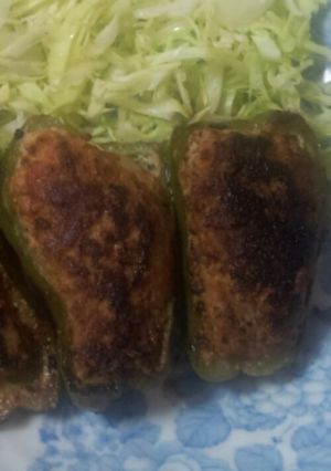 【簡単】ピーマンの肉詰め-レシピのメイン写真