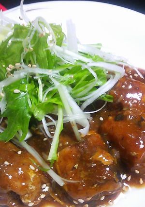 簡単さんまの麻婆ソース-レシピのメイン写真